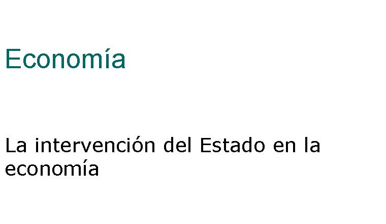 Carátula secuencia I CENS 3-416. Materia: Economía 2º. Tema: La intervención del Estado en la economía: La política fiscal