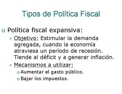 Política fiscal expansiva