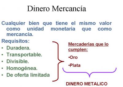 Dinero mercancía