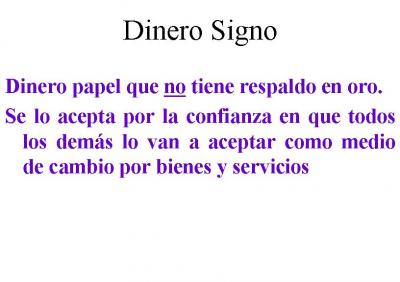 Dinero signo