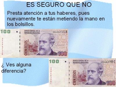 ¿Son todos los billetes iguales?